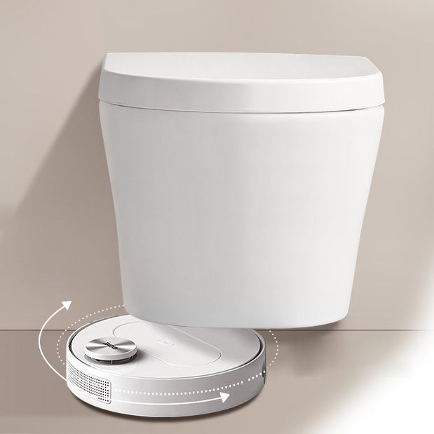 Contemporary Toilet Bowl One Piece Toilet Wall Mount Porcelain Flush Toilet Clearhalo 'Bathroom Remodel & Bathroom Fixtures' 'Home Improvement' 'home_improvement' 'home_improvement_toilets' 'Toilets & Bidets' 'Toilets' 1200x1200_d06a49ac-85d3-4a07-a594-dcae51117472