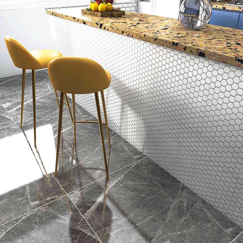 Modern Field Tile Waterproof Hexagon Pattern Peel and Stick Tile Over Tile Clearhalo 'Flooring 'Home Improvement' 'home_improvement' 'home_improvement_peel_stick_blacksplash' 'Peel & Stick Backsplash Tile' 'peel_stick_blacksplash' 'Walls & Ceilings' Walls and Ceiling' 1200x1200_d06bdbed-9050-494a-8519-ac142606b23d