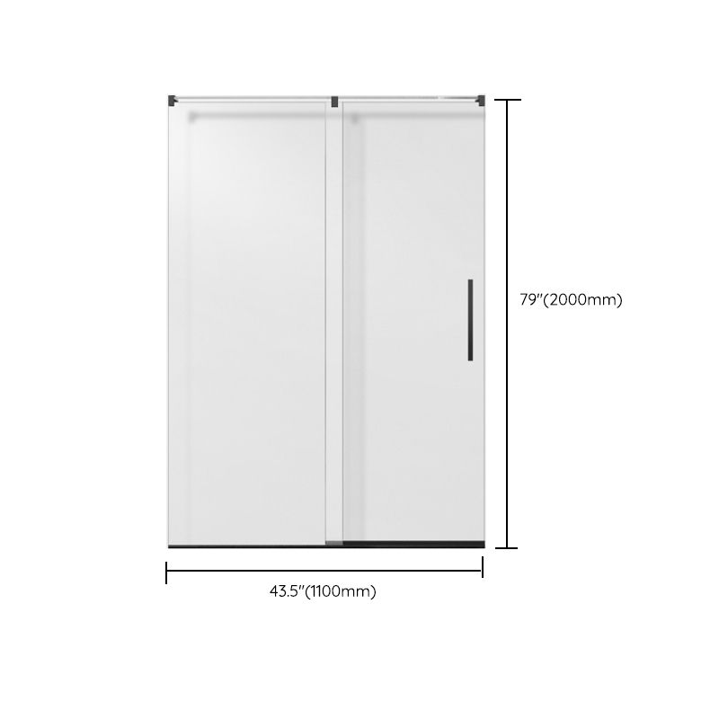 Transparent Scratch Resistant Shower Doors Hinged Shower Bath Door Clearhalo 'Bathroom Remodel & Bathroom Fixtures' 'Home Improvement' 'home_improvement' 'home_improvement_shower_tub_doors' 'Shower and Tub Doors' 'shower_tub_doors' 'Showers & Bathtubs' 1200x1200_d07d3633-7050-4dd4-866a-c3ff19a3f7f2
