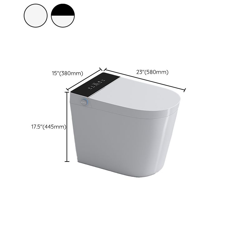 Elongated Toilet Seat Bidet White All-in-One Bidet with Unlimited Warm Water Clearhalo 'Bathroom Remodel & Bathroom Fixtures' 'Bidets' 'Home Improvement' 'home_improvement' 'home_improvement_bidets' 'Toilets & Bidets' 1200x1200_d094f847-bb58-4817-80d4-53f47777b90e