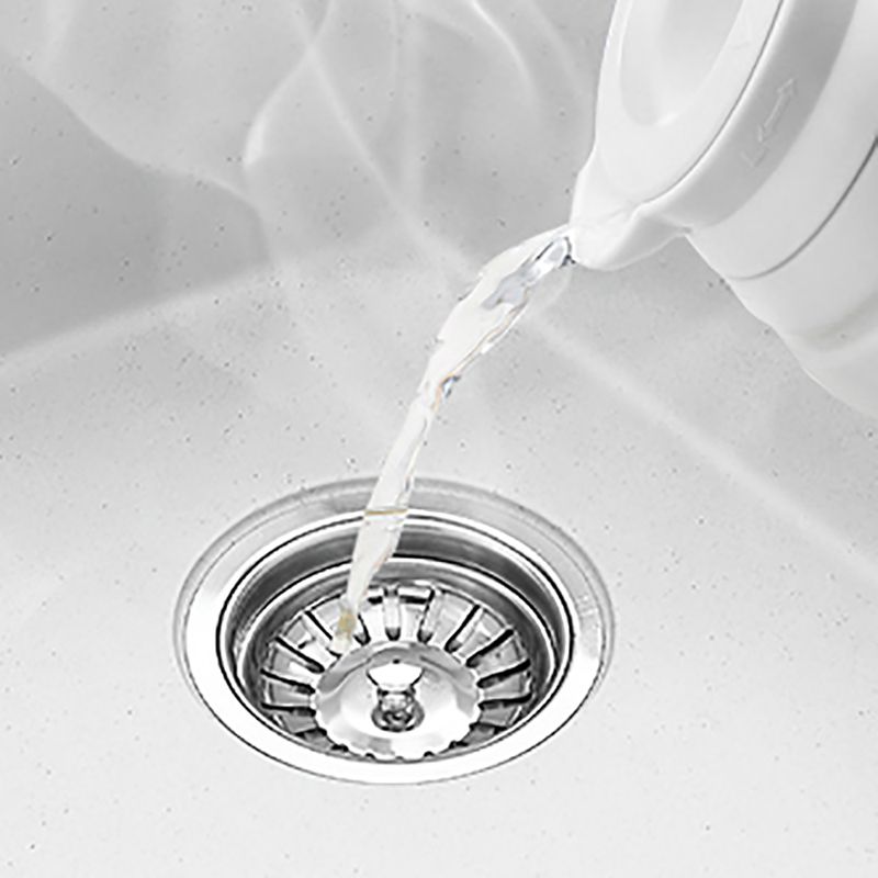 Quartz Kitchen Sink Single Bowl Kitchen Sink with with Drain Strainer Kit Clearhalo 'Home Improvement' 'home_improvement' 'home_improvement_kitchen_sinks' 'Kitchen Remodel & Kitchen Fixtures' 'Kitchen Sinks & Faucet Components' 'Kitchen Sinks' 'kitchen_sinks' 1200x1200_d0a153e8-efe7-454a-953c-62e1fc44fe9d