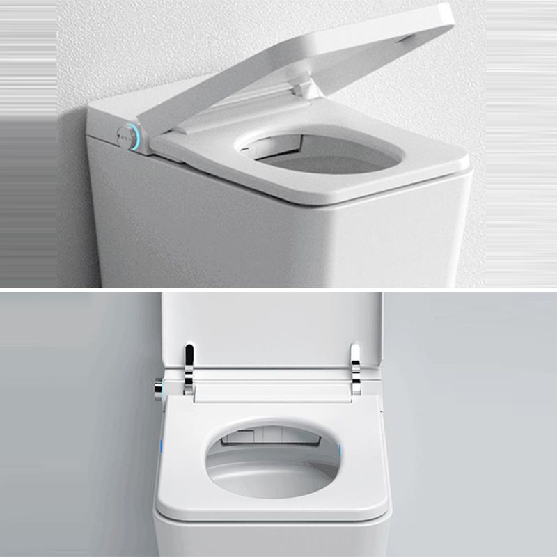 Heated Seat Wall Hung Toilet Set Dual Flush Elongated Wall Mounted Bidet Clearhalo 'Bathroom Remodel & Bathroom Fixtures' 'Bidets' 'Home Improvement' 'home_improvement' 'home_improvement_bidets' 'Toilets & Bidets' 1200x1200_d0a5feae-a478-434c-a632-5bc88dfeba76