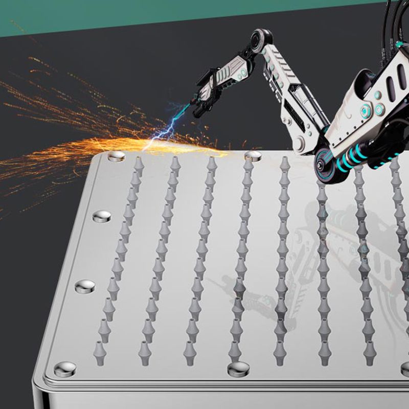 Modern Shower Head Combo Dual Shower Head Polished Stainless Steel Wall-Mount Shower Head Clearhalo 'Bathroom Remodel & Bathroom Fixtures' 'Home Improvement' 'home_improvement' 'home_improvement_shower_heads' 'Shower Heads' 'shower_heads' 'Showers & Bathtubs Plumbing' 'Showers & Bathtubs' 1200x1200_d0b29aa6-2388-4f13-bf12-135123113c98