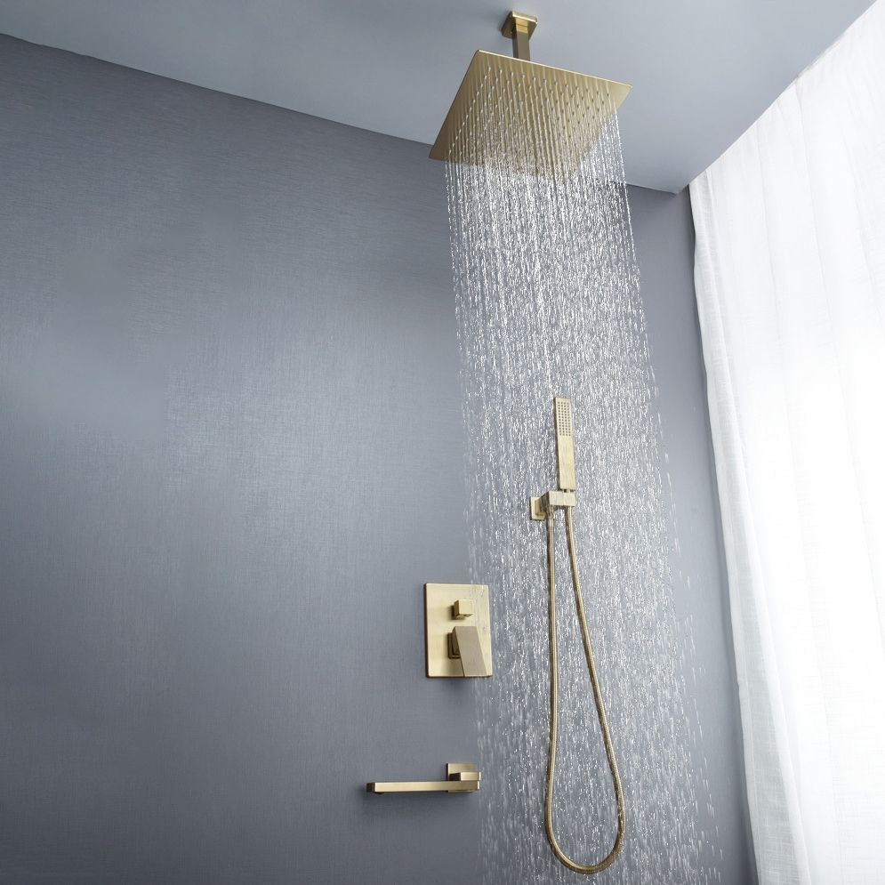 Modern Shower Head Combo Brass Temperature Control Ceiling Mounted Shower Faucet Clearhalo 'Bathroom Remodel & Bathroom Fixtures' 'Home Improvement' 'home_improvement' 'home_improvement_shower_faucets' 'Shower Faucets & Systems' 'shower_faucets' 'Showers & Bathtubs Plumbing' 'Showers & Bathtubs' 1200x1200_d0cd2800-0f93-4be6-8b18-5c3d266ac344