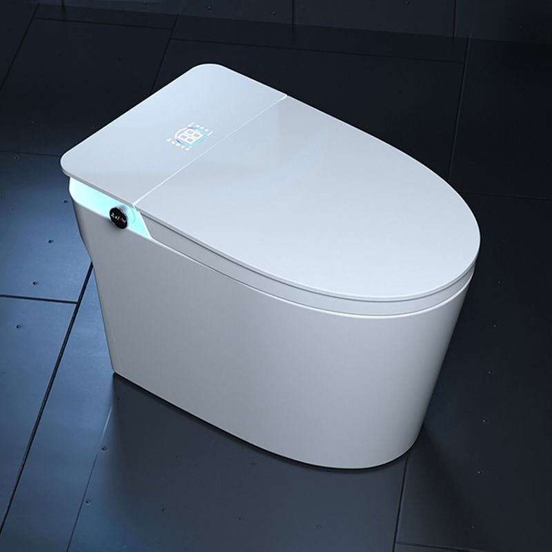 Contemporary White Elongated Heated Seat Warm Air Dryer Floor Mount Bidet Clearhalo 'Bathroom Remodel & Bathroom Fixtures' 'Bidets' 'Home Improvement' 'home_improvement' 'home_improvement_bidets' 'Toilets & Bidets' 1200x1200_d0e5fa97-c252-4037-b374-df13f73c7d31