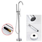 Floor Metal Freestanding Tub Filler Swivel Copper Freestanding Faucet Clearhalo 'Bathroom Remodel & Bathroom Fixtures' 'Bathtub Faucets' 'bathtub_faucets' 'Home Improvement' 'home_improvement' 'home_improvement_bathtub_faucets' 1200x1200_d0f01446-a454-442a-88e3-005422b7f5a3