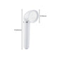 White Round Shower Head Plastic Supercharged Handheld Shower Head Clearhalo 'Bathroom Remodel & Bathroom Fixtures' 'Home Improvement' 'home_improvement' 'home_improvement_shower_heads' 'Shower Heads' 'shower_heads' 'Showers & Bathtubs Plumbing' 'Showers & Bathtubs' 1200x1200_d125fbc0-d8b3-4cef-a51b-131445e7eff4