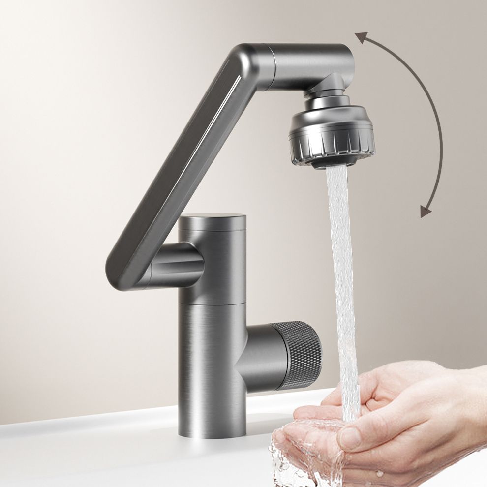 Adjustable Basin Lavatory Faucet Knob Handle Modern Bathroom Faucet Clearhalo 'Bathroom Remodel & Bathroom Fixtures' 'Bathroom Sink Faucets' 'Bathroom Sinks & Faucet Components' 'bathroom_sink_faucets' 'Home Improvement' 'home_improvement' 'home_improvement_bathroom_sink_faucets' 1200x1200_d138c8b8-aba8-4ae4-925d-a52424aa86db