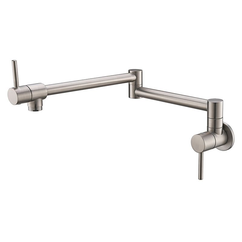 1-Handle Faucet 1-Hole Touchless Single Level Low Profile Pot Filler Kitchen Faucet Clearhalo 'Home Improvement' 'home_improvement' 'home_improvement_kitchen_faucets' 'Kitchen Faucets' 'Kitchen Remodel & Kitchen Fixtures' 'Kitchen Sinks & Faucet Components' 'kitchen_faucets' 1200x1200_d146d565-aad9-4a0a-ade7-454b13695a96