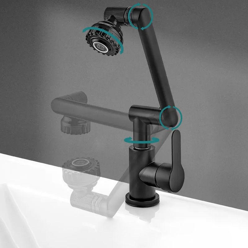Modern Faucet 1-Handle 1-Hole Single Level Low Profile Pot Filler Kitchen Faucet Clearhalo 'Home Improvement' 'home_improvement' 'home_improvement_kitchen_faucets' 'Kitchen Faucets' 'Kitchen Remodel & Kitchen Fixtures' 'Kitchen Sinks & Faucet Components' 'kitchen_faucets' 1200x1200_d19f8ebb-9bf0-4169-9bb7-bcf65c63b5b7