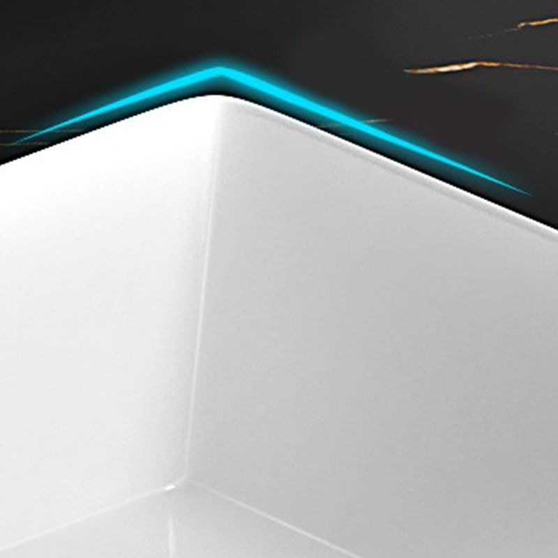 Wall Mount Modern Bathroom Sink Vanity with Faucet Sink Mirror Clearhalo 'Bathroom Remodel & Bathroom Fixtures' 'Bathroom Vanities' 'bathroom_vanities' 'Home Improvement' 'home_improvement' 'home_improvement_bathroom_vanities' 1200x1200_d1c8f8c0-940c-442c-970f-b57a051f8ddd