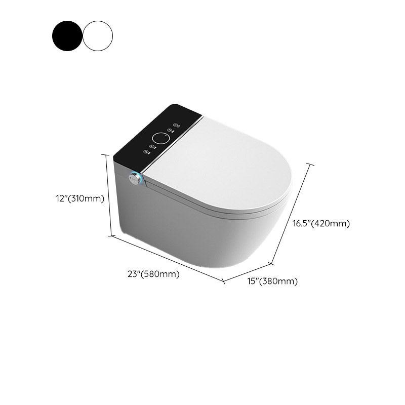 Modern Heated Seat Toilet ABS Wall Mount Flush Toilet for Home Use Clearhalo 'Bathroom Remodel & Bathroom Fixtures' 'Home Improvement' 'home_improvement' 'home_improvement_toilets' 'Toilets & Bidets' 'Toilets' 1200x1200_d1cc673f-cd2a-49ea-8f7b-4acc6a955d6f