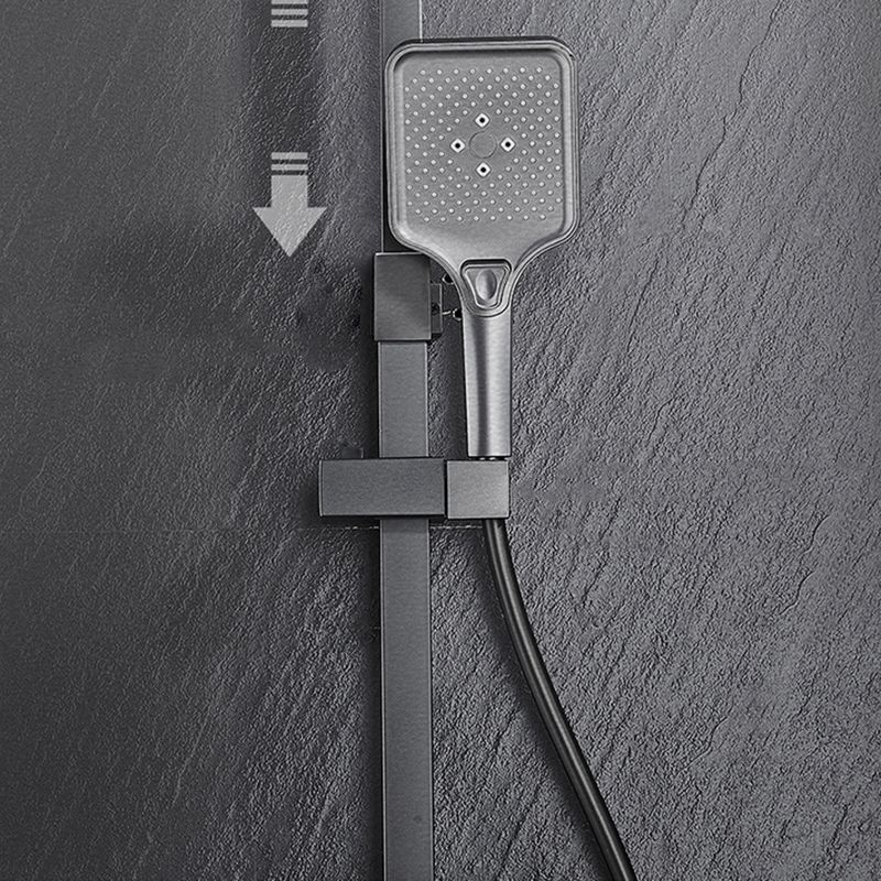 Modern Gray Shower Set 2 Shower Heads Shower System for Bathroom Clearhalo 'Bathroom Remodel & Bathroom Fixtures' 'Home Improvement' 'home_improvement' 'home_improvement_shower_faucets' 'Shower Faucets & Systems' 'shower_faucets' 'Showers & Bathtubs Plumbing' 'Showers & Bathtubs' 1200x1200_d1d151e8-903d-4758-91e8-0c9699db1ea0