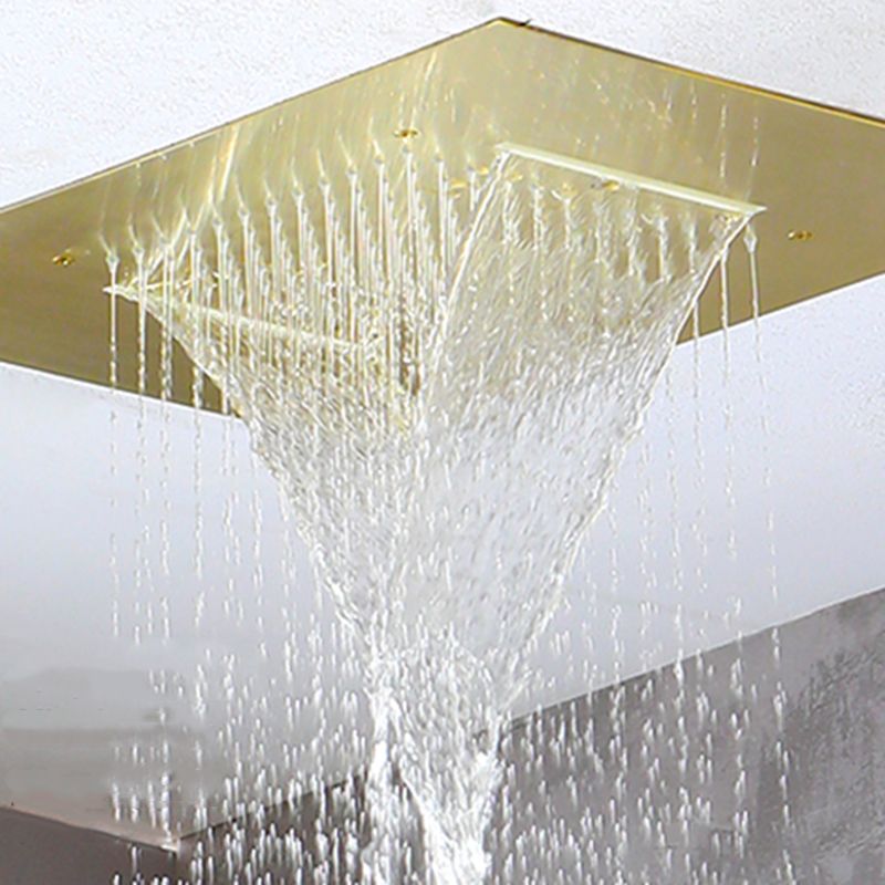 Ceiling Mounted Square Metal Shower Faucet Massage Shower System Clearhalo 'Bathroom Remodel & Bathroom Fixtures' 'Home Improvement' 'home_improvement' 'home_improvement_shower_faucets' 'Shower Faucets & Systems' 'shower_faucets' 'Showers & Bathtubs Plumbing' 'Showers & Bathtubs' 1200x1200_d1dbc016-1516-43bd-9def-c70da200ebc2