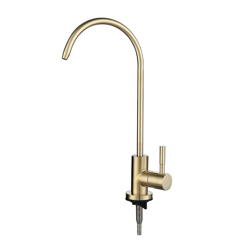 Contemporary Single Handle Kitchen Faucet Pull Down 1-Hold Bar Faucet with No Sensor Clearhalo 'Home Improvement' 'home_improvement' 'home_improvement_kitchen_faucets' 'Kitchen Faucets' 'Kitchen Remodel & Kitchen Fixtures' 'Kitchen Sinks & Faucet Components' 'kitchen_faucets' 1200x1200_d1ecc37b-0a8c-42f9-a5f3-1fe0c0cb086a