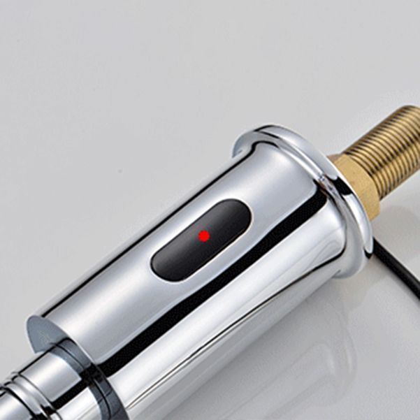 Touchless Sensor Kitchen Sink Faucet Stainless Steel Swivel Spout with Accessories Clearhalo 'Home Improvement' 'home_improvement' 'home_improvement_kitchen_faucets' 'Kitchen Faucets' 'Kitchen Remodel & Kitchen Fixtures' 'Kitchen Sinks & Faucet Components' 'kitchen_faucets' 1200x1200_d1f146dd-e631-4cff-9f64-47fe9301e9d2