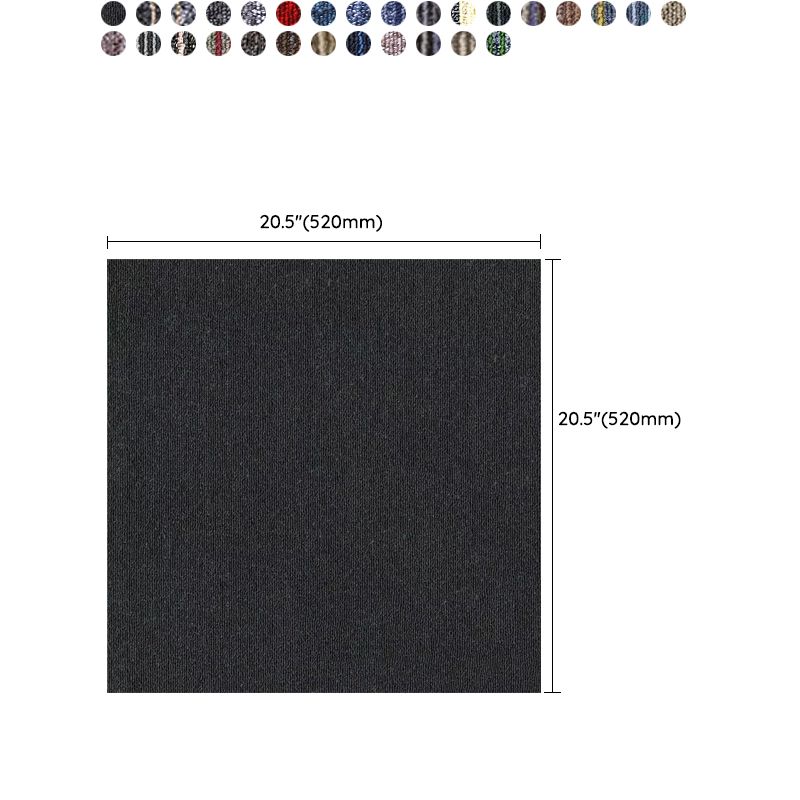 Carpet Tile Non-Skid Fade Resistant Geometry Self-Stick Peel and Stick Carpet Tiles Clearhalo 'Carpet Tiles & Carpet Squares' 'carpet_tiles_carpet_squares' 'Flooring 'Home Improvement' 'home_improvement' 'home_improvement_carpet_tiles_carpet_squares' Walls and Ceiling' 1200x1200_d1fdea88-8337-460a-86fb-35438f176c01