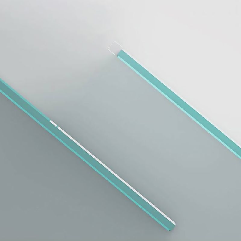 Gray Single Sliding Door Shower Door Tempered Glass Shower Door Clearhalo 'Bathroom Remodel & Bathroom Fixtures' 'Home Improvement' 'home_improvement' 'home_improvement_shower_tub_doors' 'Shower and Tub Doors' 'shower_tub_doors' 'Showers & Bathtubs' 1200x1200_d210d345-b0bd-44f1-bb91-e10ddb588d8a