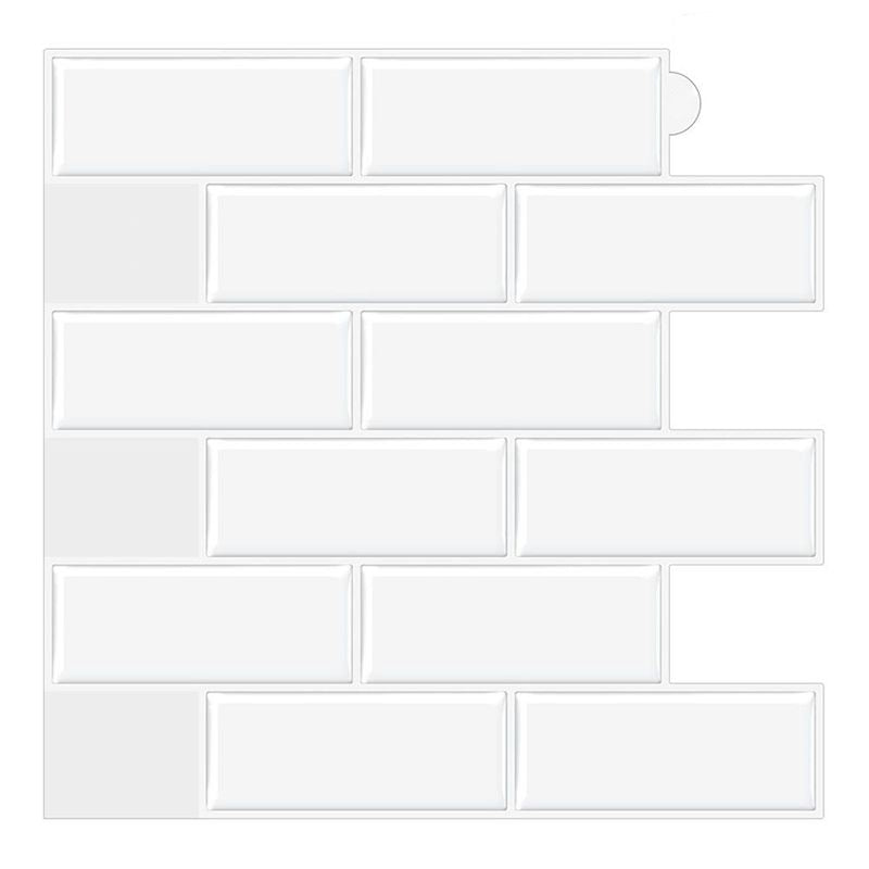 Peel & Stick Subway Tile PVC Stain Resistant Rectangle Peel and Stick Tile for Kitchen Clearhalo 'Flooring 'Home Improvement' 'home_improvement' 'home_improvement_peel_stick_blacksplash' 'Peel & Stick Backsplash Tile' 'peel_stick_blacksplash' 'Walls & Ceilings' Walls and Ceiling' 1200x1200_d21479d2-f30b-4b19-b50b-9f264e3efa44