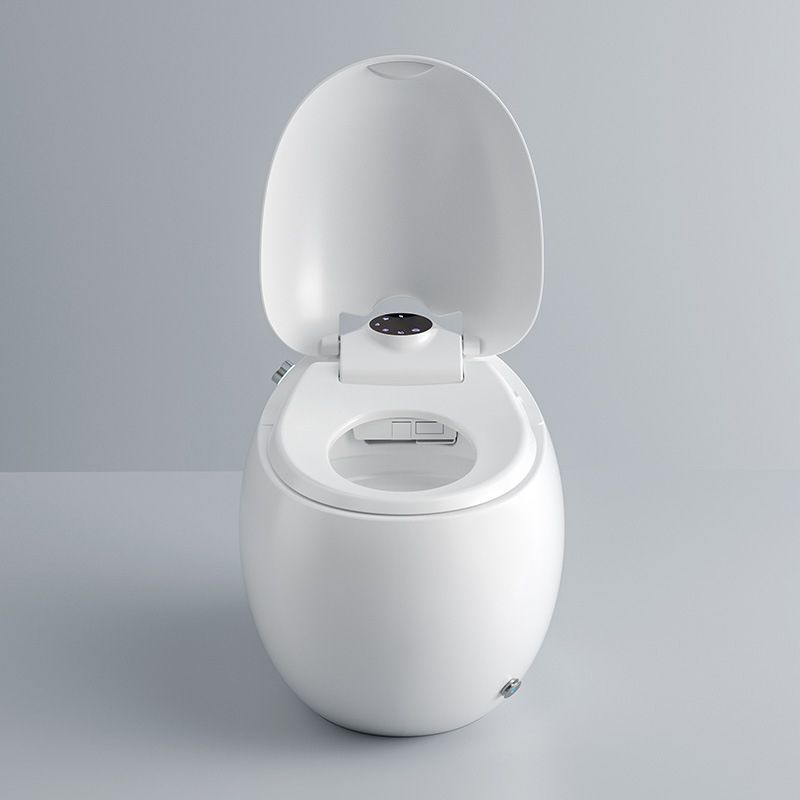 Round Floor Mount Bidet White Floor Standing Bidet with Heated Seat Clearhalo 'Bathroom Remodel & Bathroom Fixtures' 'Bidets' 'Home Improvement' 'home_improvement' 'home_improvement_bidets' 'Toilets & Bidets' 1200x1200_d23140e3-2c99-481f-bc4c-f7656d4bcd9a
