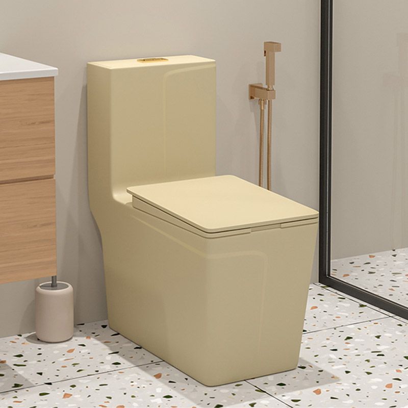 Floor Mount Toilet Traditional Skirted One-Piece Flush Toilet with Slow Close Seat Clearhalo 'Bathroom Remodel & Bathroom Fixtures' 'Home Improvement' 'home_improvement' 'home_improvement_toilets' 'Toilets & Bidets' 'Toilets' 1200x1200_d2474e2e-b672-4cba-b773-6d3706685926