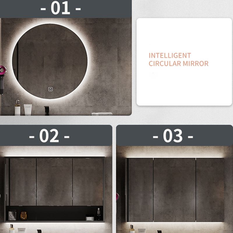 Contemporary Sink Vanity Bathroom Vanity Cabinet with Mirror Cabinet Clearhalo 'Bathroom Remodel & Bathroom Fixtures' 'Bathroom Vanities' 'bathroom_vanities' 'Home Improvement' 'home_improvement' 'home_improvement_bathroom_vanities' 1200x1200_d2600f9e-df90-4c7a-969d-34ccf173c193