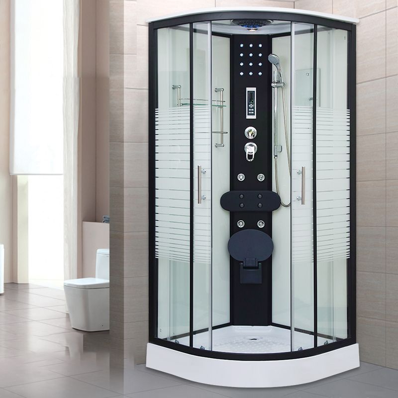 Tempered Glass Shower Stall Double Sliding Shower Stall with Header Clearhalo 'Bathroom Remodel & Bathroom Fixtures' 'Home Improvement' 'home_improvement' 'home_improvement_shower_stalls_enclosures' 'Shower Stalls & Enclosures' 'shower_stalls_enclosures' 'Showers & Bathtubs' 1200x1200_d262fad0-c579-4c84-81ef-f655d8b0ab81