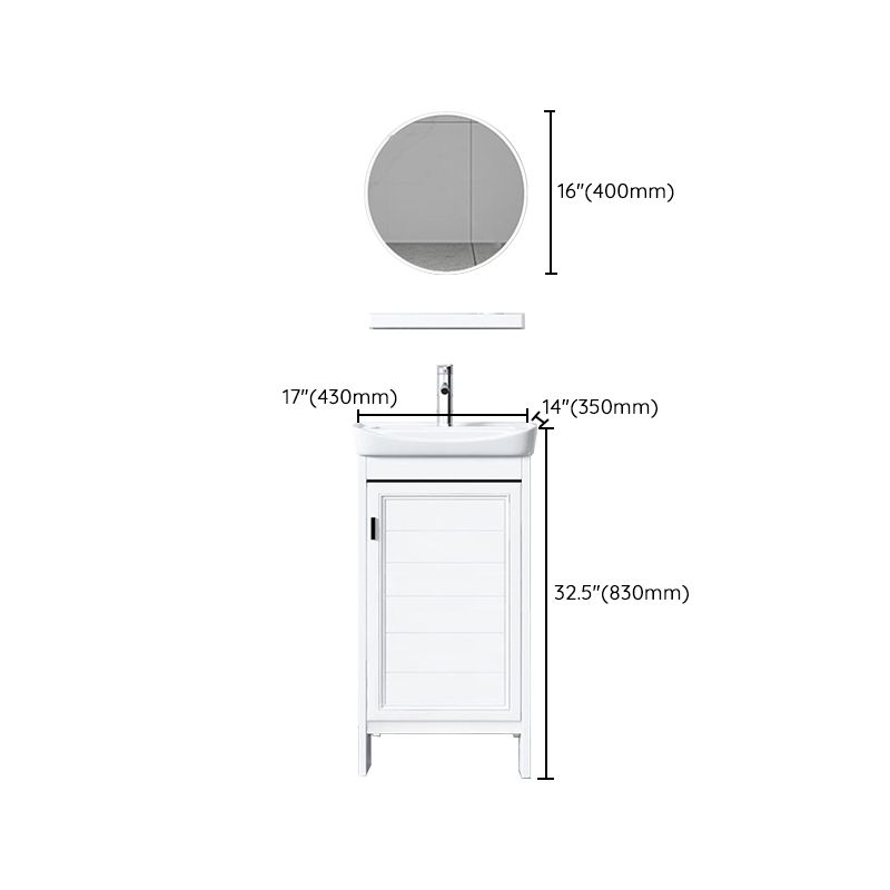 Metal Glam Bathroom Vanity Set Freestanding Single-Sink Bathroom Vanity Clearhalo 'Bathroom Remodel & Bathroom Fixtures' 'Bathroom Vanities' 'bathroom_vanities' 'Home Improvement' 'home_improvement' 'home_improvement_bathroom_vanities' 1200x1200_d267c737-dd50-4d1d-815b-c670a83dcdc1
