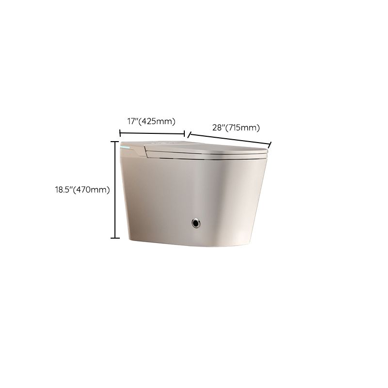 Contemporary Elongated Heated Seat Temperature Control Smart Toilet Clearhalo 'Bathroom Remodel & Bathroom Fixtures' 'Bidets' 'Home Improvement' 'home_improvement' 'home_improvement_bidets' 'Toilets & Bidets' 1200x1200_d271bbe5-21a6-48fa-9602-d8c6d870a55e