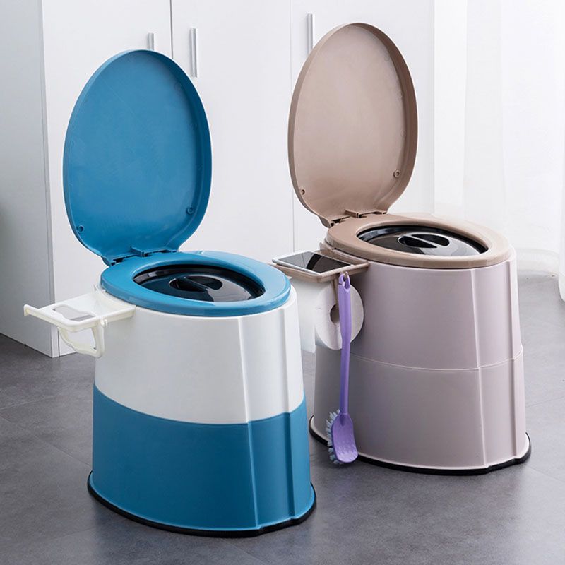 Modern Flush Toilet Plastic Round Floor Mount Toilet Bowl for Bathroom Clearhalo 'Bathroom Remodel & Bathroom Fixtures' 'Home Improvement' 'home_improvement' 'home_improvement_toilets' 'Toilets & Bidets' 'Toilets' 1200x1200_d2725910-f887-4a95-916f-9c0fef7e7108