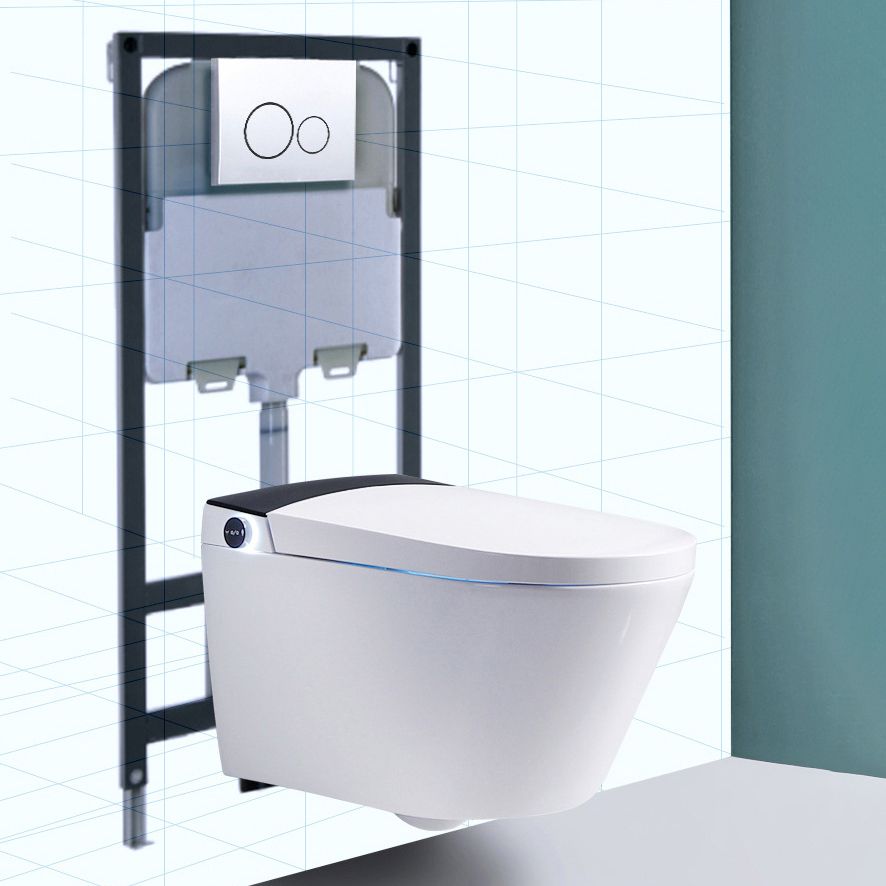Wall Mount Automatic Toilet Concealed In-Wall Toilet Tank Toilet Clearhalo 'Bathroom Remodel & Bathroom Fixtures' 'Home Improvement' 'home_improvement' 'home_improvement_toilets' 'Toilets & Bidets' 'Toilets' 1200x1200_d28924c0-b224-4eec-8d41-4722662aa433