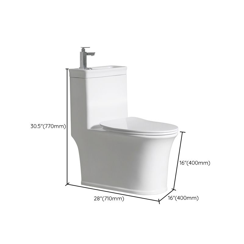 Contemporary Flush Toilet Floor Mount One-Piece Toilet Porcelain Urine Toilet Clearhalo 'Bathroom Remodel & Bathroom Fixtures' 'Home Improvement' 'home_improvement' 'home_improvement_toilets' 'Toilets & Bidets' 'Toilets' 1200x1200_d293bfcb-4f50-41e9-bd94-bb920fe19983