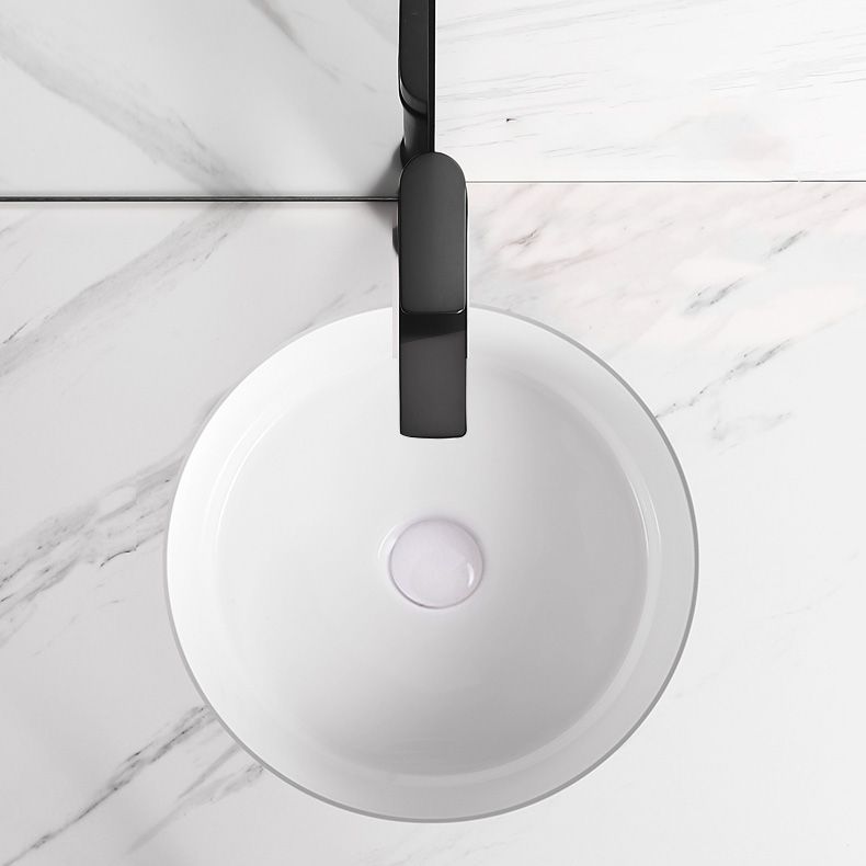 Modern Vessel Lavatory Sink Round Porcelain with Overflow Undermount Bathroom Sink Clearhalo 'Bathroom Remodel & Bathroom Fixtures' 'Bathroom Sinks & Faucet Components' 'Bathroom Sinks' 'bathroom_sink' 'Home Improvement' 'home_improvement' 'home_improvement_bathroom_sink' 1200x1200_d2a5fcc4-01dc-4b86-97e1-d59670c2c3dc