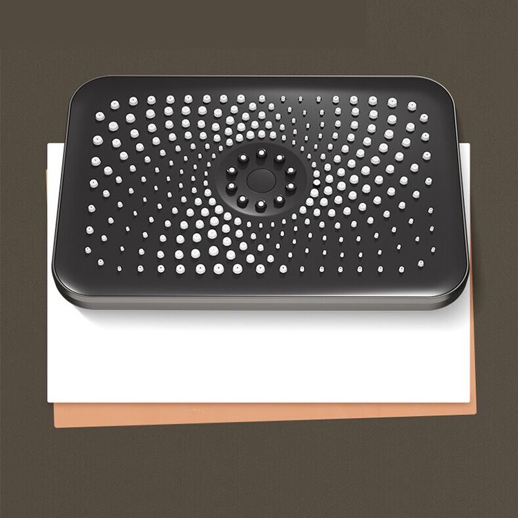 Contemporary Shower Head Combo Standard Spray Pattern Rectangle Large Shower Head Clearhalo 'Bathroom Remodel & Bathroom Fixtures' 'Home Improvement' 'home_improvement' 'home_improvement_shower_heads' 'Shower Heads' 'shower_heads' 'Showers & Bathtubs Plumbing' 'Showers & Bathtubs' 1200x1200_d2eae833-7132-44be-8a13-4727f31723dc