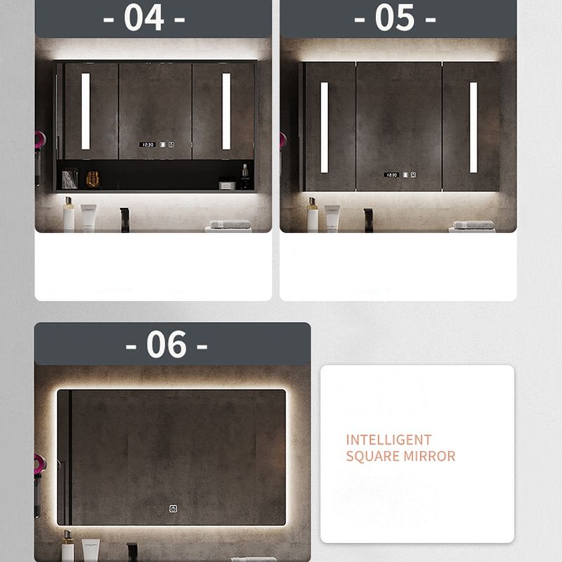 Contemporary Sink Vanity Bathroom Vanity Cabinet with Mirror Cabinet Clearhalo 'Bathroom Remodel & Bathroom Fixtures' 'Bathroom Vanities' 'bathroom_vanities' 'Home Improvement' 'home_improvement' 'home_improvement_bathroom_vanities' 1200x1200_d308ca6a-b24e-405e-904f-5324b73c4490