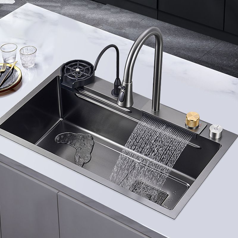 Classic Style Kitchen Sink Corrosion Resistant 5 Holes Stainless Steel Kitchen Sink Clearhalo 'Home Improvement' 'home_improvement' 'home_improvement_kitchen_sinks' 'Kitchen Remodel & Kitchen Fixtures' 'Kitchen Sinks & Faucet Components' 'Kitchen Sinks' 'kitchen_sinks' 1200x1200_d31c5b89-ca87-4486-b6db-3e85dfae62f1