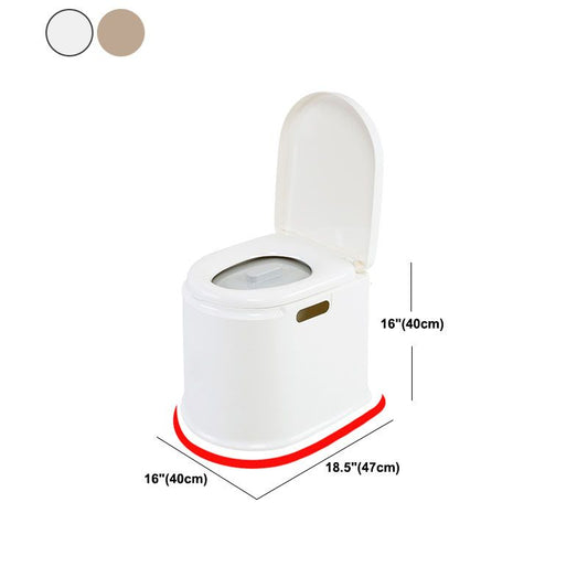 Modern Plastic Toilet Floor Mounted Toilet Bowl for Bathroom Clearhalo 'Bathroom Remodel & Bathroom Fixtures' 'Home Improvement' 'home_improvement' 'home_improvement_toilets' 'Toilets & Bidets' 'Toilets' 1200x1200_d32855b8-8919-41e3-857c-139eeef6754f