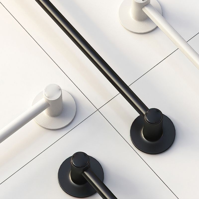 2-Piece Modern Bathroom Accessory Set Metal Slipper Rack/Towel Bar Clearhalo 'Bathroom Hardware Sets' 'Bathroom Hardware' 'Bathroom Remodel & Bathroom Fixtures' 'bathroom_hardware_sets' 'Home Improvement' 'home_improvement' 'home_improvement_bathroom_hardware_sets' 1200x1200_d34f582d-fa5f-499f-8f7a-6b0d3263a057