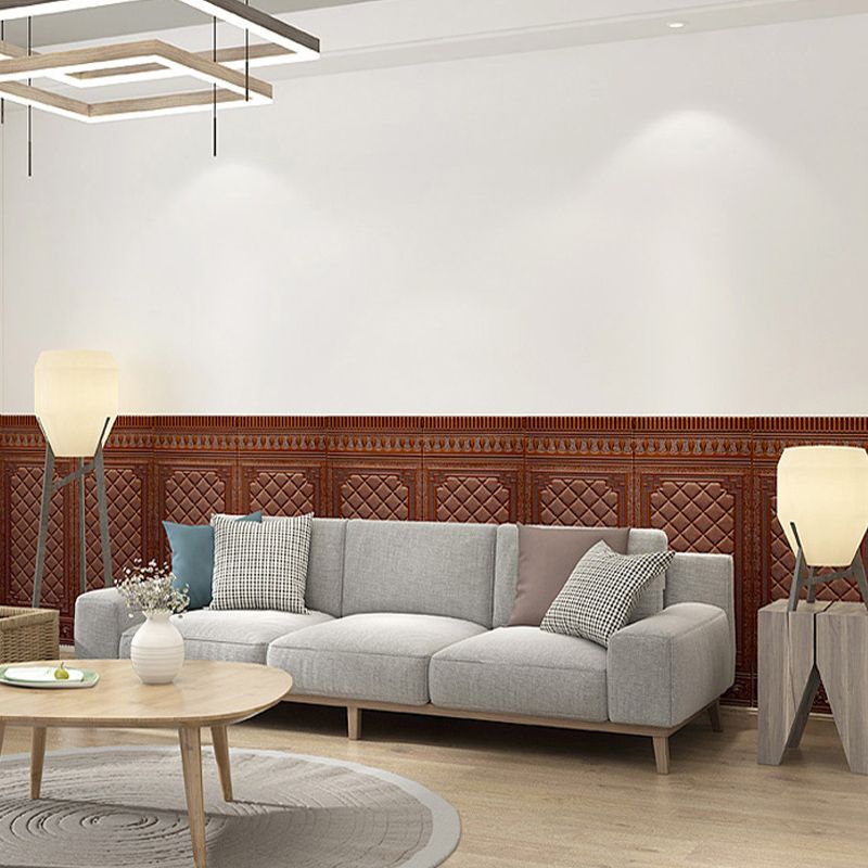 Plastic Backsplash Panels Contemporary Peel and Stick Wall Paneling Clearhalo 'Flooring 'Home Improvement' 'home_improvement' 'home_improvement_wall_paneling' 'Wall Paneling' 'wall_paneling' 'Walls & Ceilings' Walls and Ceiling' 1200x1200_d361efe5-e5ee-479c-81e1-5f8ed5477671