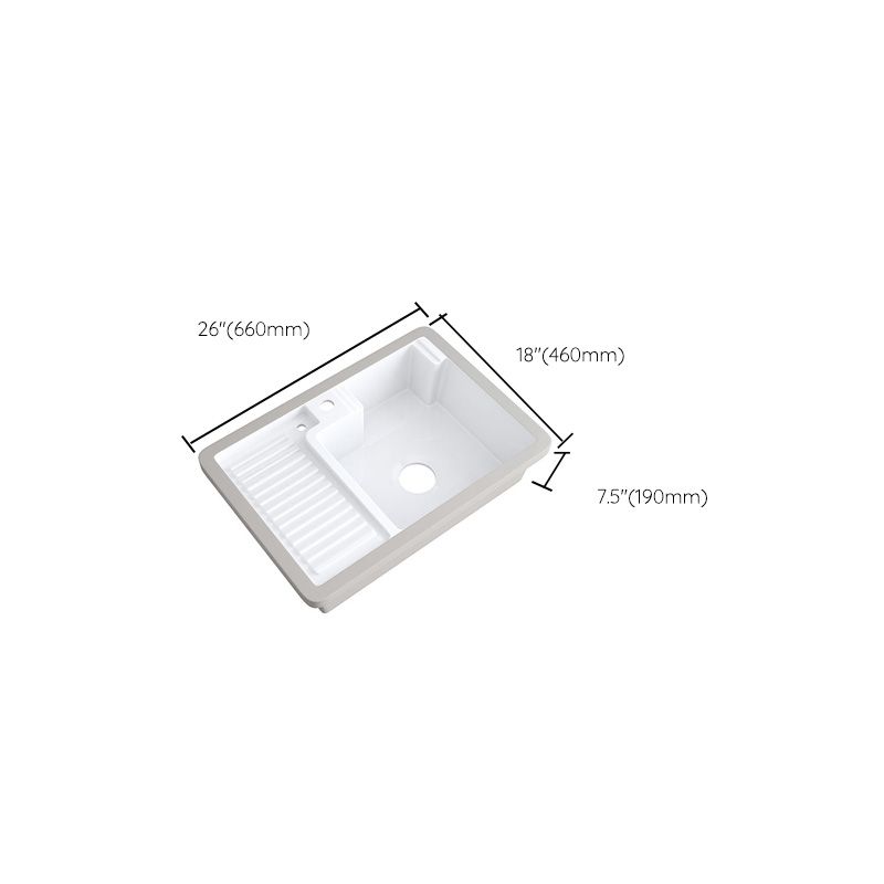 Modern Bathroom Sink Porcelain Rectangular Undermount Bathroom Sink with Pop-Up Drain Clearhalo 'Bathroom Remodel & Bathroom Fixtures' 'Bathroom Sinks & Faucet Components' 'Bathroom Sinks' 'bathroom_sink' 'Home Improvement' 'home_improvement' 'home_improvement_bathroom_sink' 1200x1200_d3685b46-b80c-493f-9424-3c754dae1d5c