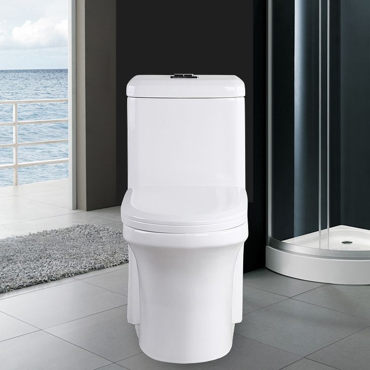 Modern Elongated Toilet Bowl White Flush Toilet with Seat for Bathroom Clearhalo 'Bathroom Remodel & Bathroom Fixtures' 'Home Improvement' 'home_improvement' 'home_improvement_toilets' 'Toilets & Bidets' 'Toilets' 1200x1200_d38021c1-95ec-4b3a-b38c-92174fad1308