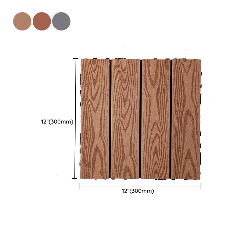 Rectangle Engineered Floor Tile Water Resistant Parquet Wooden Floor for Balcony Clearhalo 'Flooring 'Hardwood Flooring' 'hardwood_flooring' 'Home Improvement' 'home_improvement' 'home_improvement_hardwood_flooring' Walls and Ceiling' 1200x1200_d388d3a4-dcbc-4056-9186-7ac07d36a805