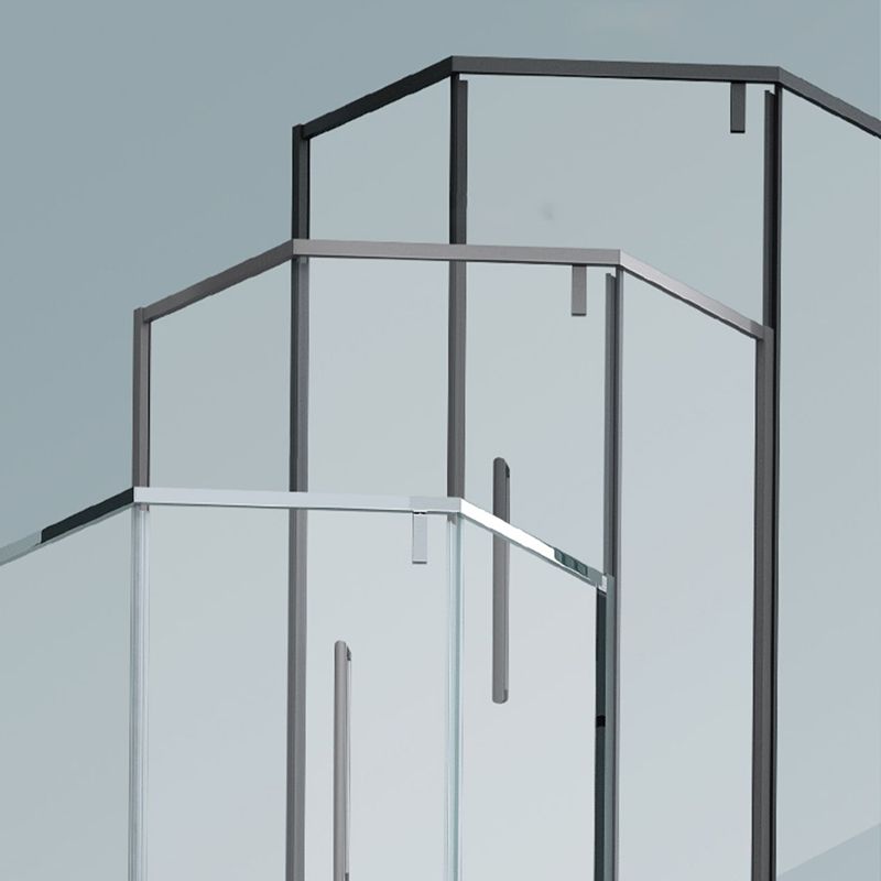 Transparent Shower Bath Door Pivot Scratch Resistant Shower Bath Door Clearhalo 'Bathroom Remodel & Bathroom Fixtures' 'Home Improvement' 'home_improvement' 'home_improvement_shower_tub_doors' 'Shower and Tub Doors' 'shower_tub_doors' 'Showers & Bathtubs' 1200x1200_d38d6867-1214-4aee-8117-e6e566be95f7