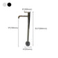 Modern Floor Mounted Metal Freestanding Tub Filler Single Handle Freestanding Faucet Clearhalo 'Bathroom Remodel & Bathroom Fixtures' 'Bathtub Faucets' 'bathtub_faucets' 'Home Improvement' 'home_improvement' 'home_improvement_bathtub_faucets' 1200x1200_d3a8b7f9-74c6-485b-b0f6-a03f467cac88