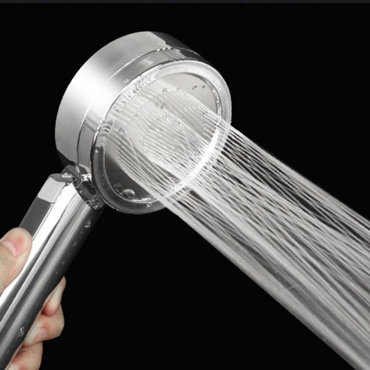 Metal Shower Heads Round Handheld Adjustable Shower Heads with Self-Cleaning Clearhalo 'Bathroom Remodel & Bathroom Fixtures' 'Home Improvement' 'home_improvement' 'home_improvement_shower_heads' 'Shower Heads' 'shower_heads' 'Showers & Bathtubs Plumbing' 'Showers & Bathtubs' 1200x1200_d3d6f54b-c96c-4aa0-b757-54cced7fd4b6