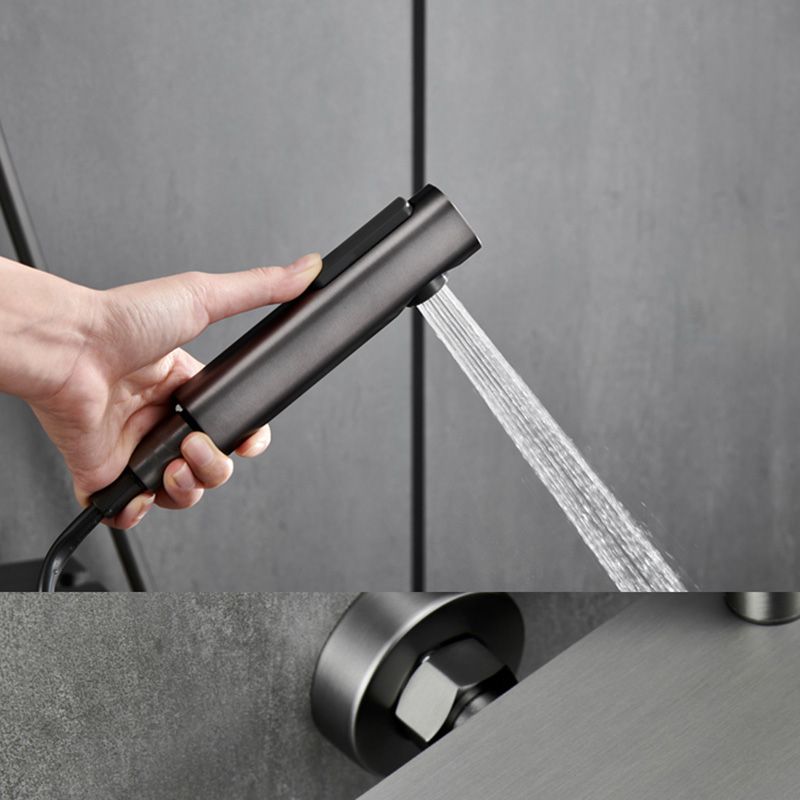 Modern Shower Set Slide Bar Dual Shower Head Thermostatic Wall Mounted Shower System Clearhalo 'Bathroom Remodel & Bathroom Fixtures' 'Home Improvement' 'home_improvement' 'home_improvement_shower_faucets' 'Shower Faucets & Systems' 'shower_faucets' 'Showers & Bathtubs Plumbing' 'Showers & Bathtubs' 1200x1200_d3e3244b-d142-493f-8752-035c56f03851