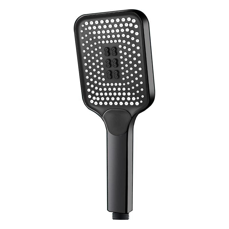 Contemporary Handheld Supercharged Shower Head Square 3 Setting Spray Head Clearhalo 'Bathroom Remodel & Bathroom Fixtures' 'Home Improvement' 'home_improvement' 'home_improvement_shower_heads' 'Shower Heads' 'shower_heads' 'Showers & Bathtubs Plumbing' 'Showers & Bathtubs' 1200x1200_d3fd8aff-e7db-4510-beb4-f98ab11e6b9b