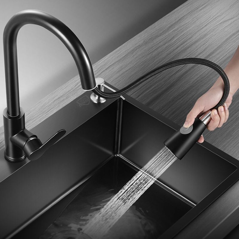 Classic Style Kitchen Sink Stainless Steel Kitchen Sink with Soap Dispenser Clearhalo 'Home Improvement' 'home_improvement' 'home_improvement_kitchen_sinks' 'Kitchen Remodel & Kitchen Fixtures' 'Kitchen Sinks & Faucet Components' 'Kitchen Sinks' 'kitchen_sinks' 1200x1200_d3ff370f-c29a-4340-9b61-d65dbb98085b