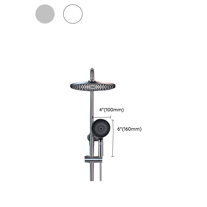 Shower Set Digital Display Simple Split Shower Set Bathroom Full Copper Booster Clearhalo 'Bathroom Remodel & Bathroom Fixtures' 'Home Improvement' 'home_improvement' 'home_improvement_shower_faucets' 'Shower Faucets & Systems' 'shower_faucets' 'Showers & Bathtubs Plumbing' 'Showers & Bathtubs' 1200x1200_d3ff9468-e8c5-4c53-aa58-3f1afc06ad05