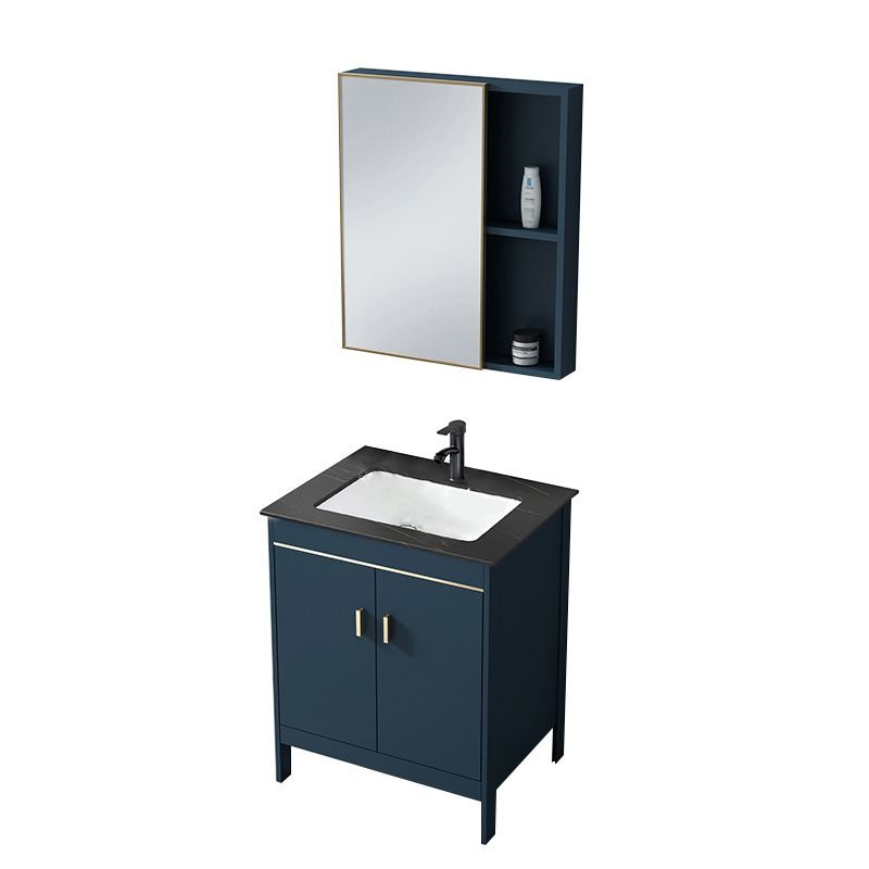 Bathroom Sink Vanity Rectangular Doors Drawers Faucet Vanity Sink with Mirror Clearhalo 'Bathroom Remodel & Bathroom Fixtures' 'Bathroom Vanities' 'bathroom_vanities' 'Home Improvement' 'home_improvement' 'home_improvement_bathroom_vanities' 1200x1200_d408d2f4-a722-4b20-a3da-34f7c738cb39